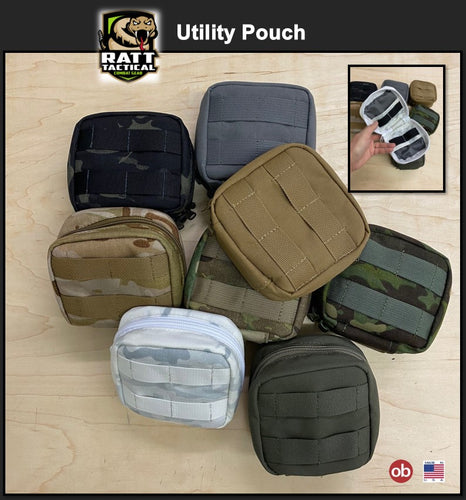 RATT TACTICAL USA Small Utility Pouch (clam shell)